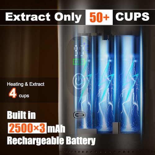 Cafetera portátil expreso con batería y capacidad 80 mL miniatura 4