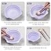 Makeup Brush Cleaner, Etercycle Foldable Silicone Brush Cleaner Bowl Srubber, Portable Washing Tools for Makeup Brush,Powder Puff,Sponge (Purple)