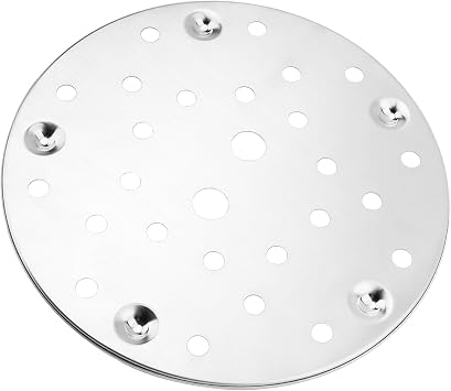 85707 11" Pressure Canner Rack Compatible with Presto 16, 22 & 23 Quart | Rust-Proof Aluminum Cooking Canning Rack Fits Presto Pressure Cooker, Ideal for Stacking Jars
