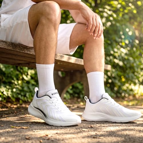 Image of K-Swiss Men's Mellow Running Shoe - Lightweight Fashion Sneaker Cross Training Shoe for Jogging Walking