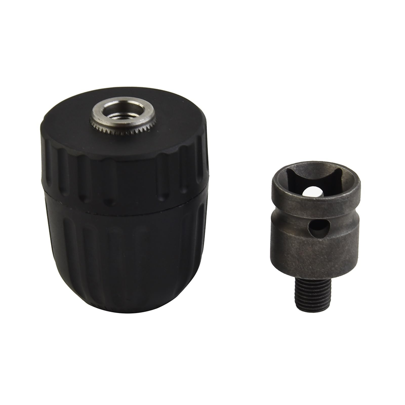 Mandrin De Perceuse Sans Clé 0.8-10mm, 3/8 "- 24UNF, Pince De Foret à Filetage, Adaptateur à Changement Rapide For Perceuse à Percussion