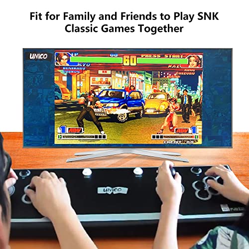 Unico Snk Game Arcade, 44 Pre-Loaded Genuine Snk Games, Two Joysticks For Two Player, Hdmi Output To Tv/Monitor #TOP5