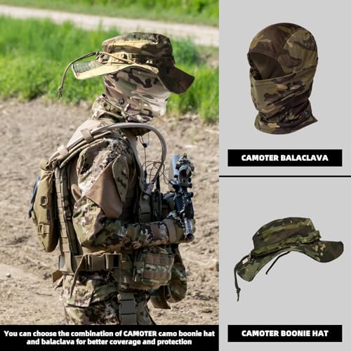 Image of Camo Balaclava Ski Face Mask UV Protector for Man and Women Hunting Fishing Motorcycle Windproof&Military Tactical
