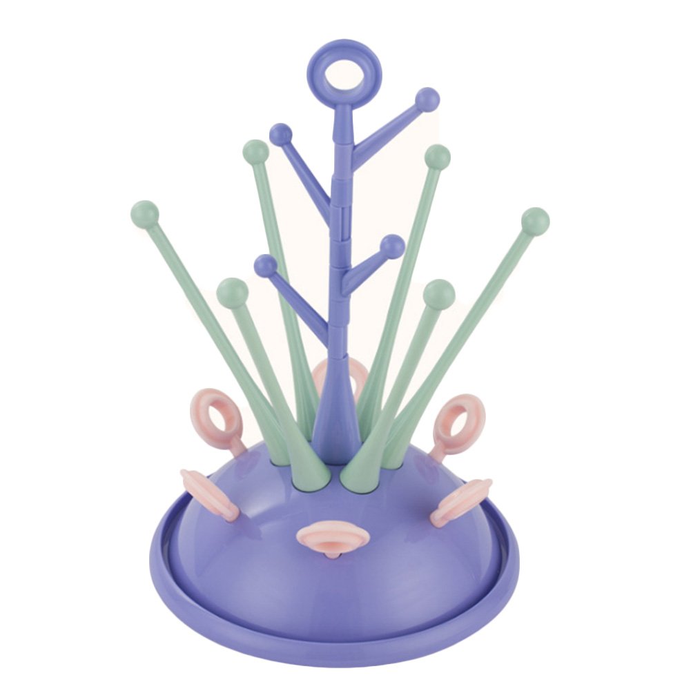 Amazon Homecoi コップスタンド ミルク瓶ホルダー 哺乳瓶スタンド 水切り カップ コップ グラス収納 水切りラック コップ立て ツリー型 ホーム キッチン収納 食器収納 子供 ベビー用品 パープル 水切りラック オンライン通販 Amazon Homecoi コップスタンド ミルク瓶ホルダー 哺乳瓶スタンド 水切り カップ コップ グラス収納 水切りラック コップ立て ツリー型 ホーム キッチン収納 食器収納 子供 ベビー用品 パープル 水切りラック オンライン通販