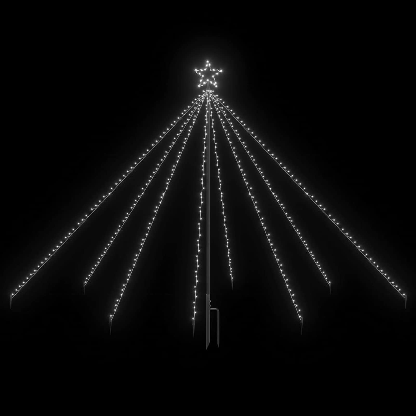 ShGaxin Luces de árbol Cascada Navidad Interior Exterior 4002,5 m, Luces Arbol Navidad Exterior, Luces Fiesta, Navidad Decoración, Luces De Navidad328728