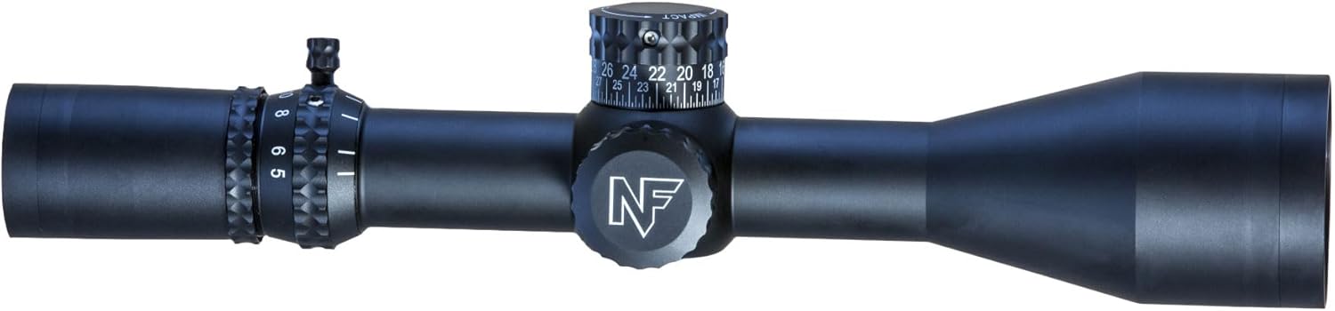 Nightforce ATACR 5-25x56mm F2 Black Riflescope - Second Focal Plane (SFP), DigIllum Illuminated Reticle, ZeroStop, Adjustable Parallax, Long Range Precision Scope