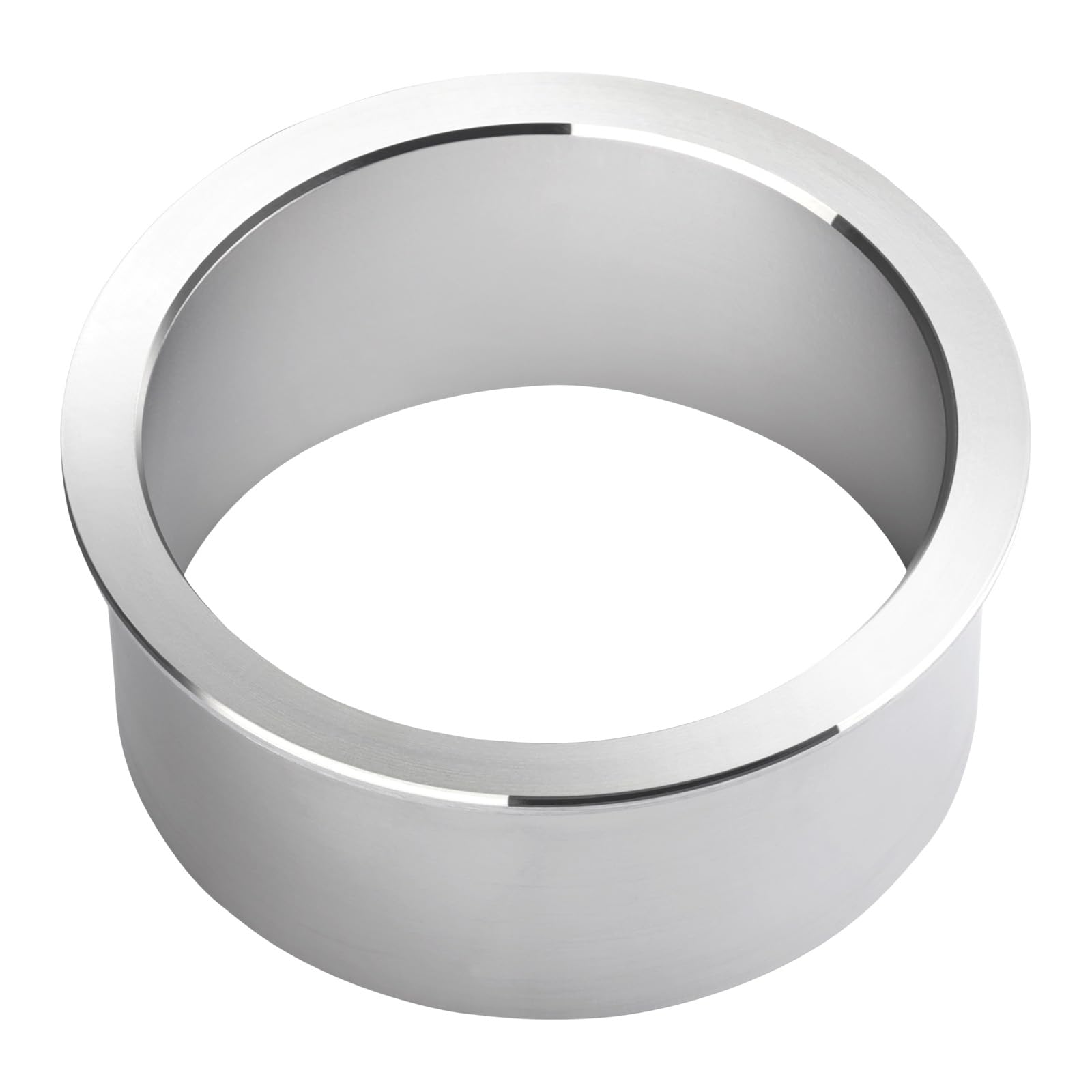 SOTECH Cable grommet, open, installation diameter 50 mm, outer diameter 59 mm, real polished stainless steel, cable ring, cable outlet — image 1