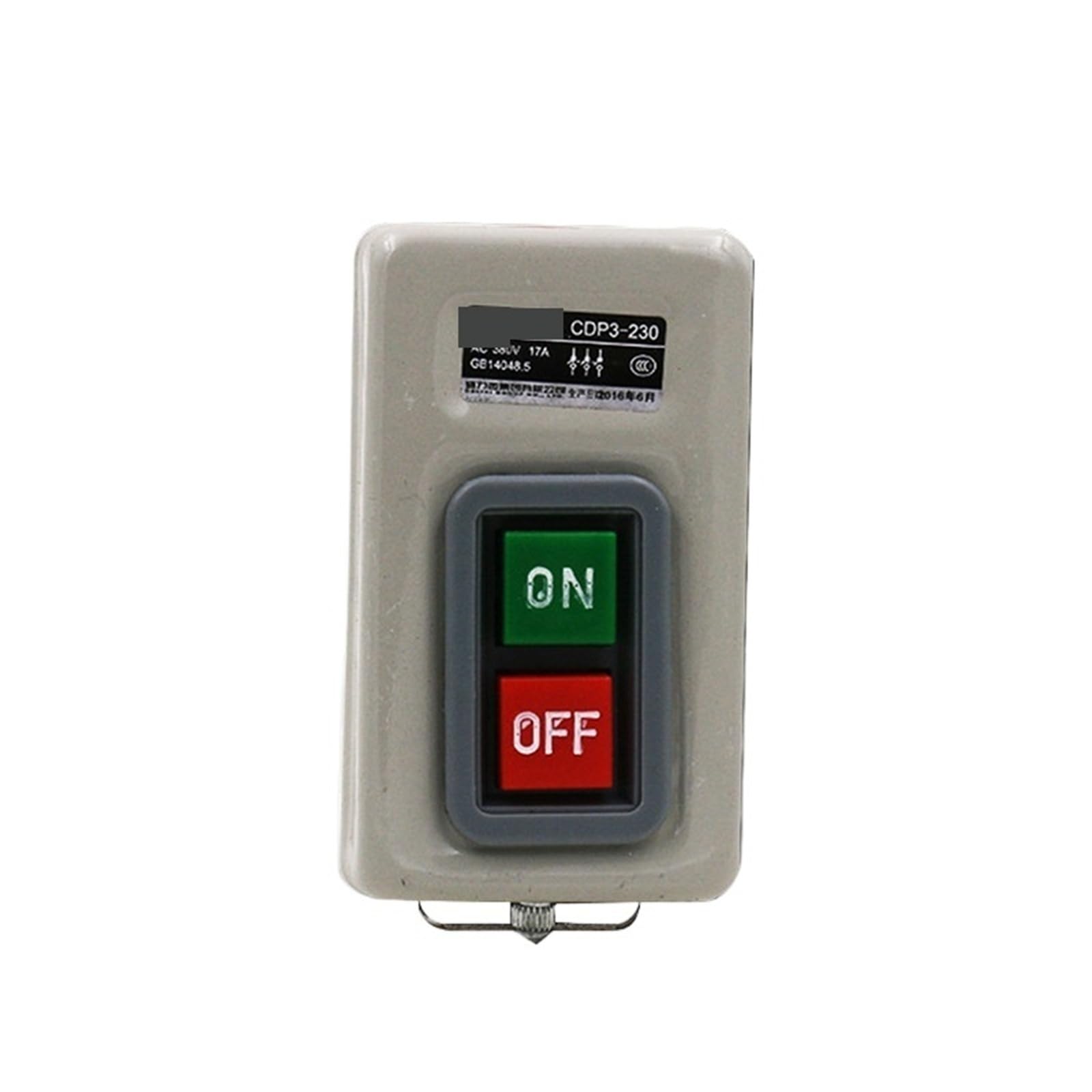 Interruptor trifásico 380V con botón de hebilla para inicio seguro 5