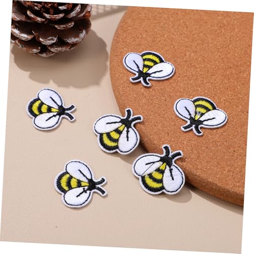 Patchs brodés abeilles UKCOCO lot de 20 pièces pour customiser vos vêtements - 6