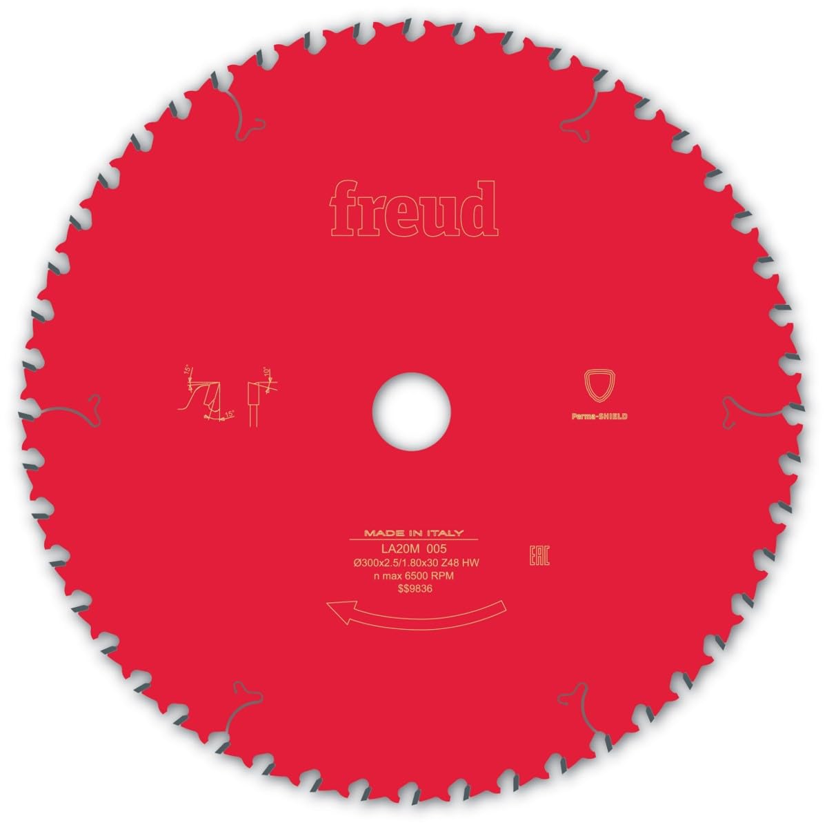 Sponsored Ad - Freud (BOSCH Group) F03FS00758 Circular Sawblade - Wood - 12" / 300mm, Number of Teeth 48