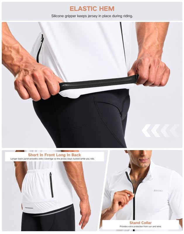 Bikewa Men's Full Zip Jersey