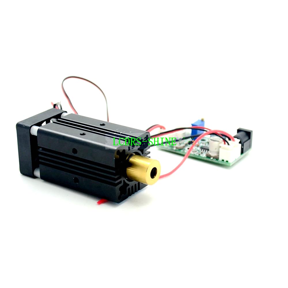 Enfoque 50mw 650nm Módulo de Punto Láser de Diodos / 12v ttl/enfriamiento del ventilador/trabajo prolongado