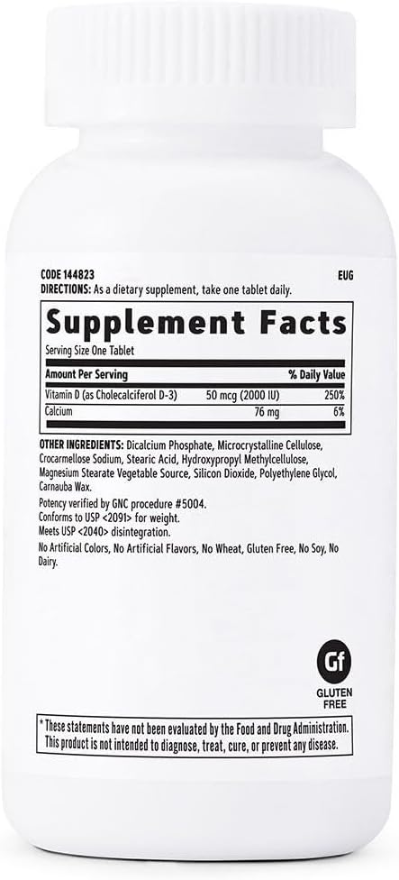 GNC Vitamina D3 2000 IU - Paquete Doble miniatura 2