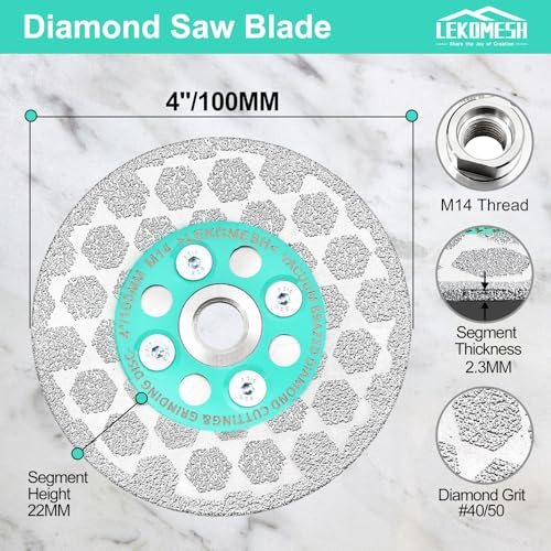 LEKOMESH Tile Cutting Disc 100mm - Image 2