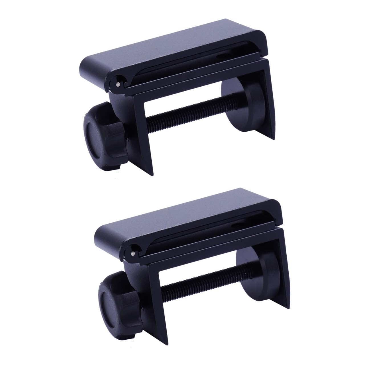 Uonlytech 2piezas Soporte De Auriculares De Metal Colgador De Escritorio para Auriculares Diseño Compacto y Ligero para Oficina y Hogar Color Negro