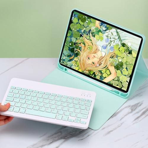 Teclado retroiluminado siete colores y funda empresarial para Samsung Galaxy Tab A11+ de 11" 5