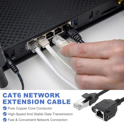 Cable Extensor Ethernet Cat5 RJ45 1.5 m MECCANIXITY miniatura 3