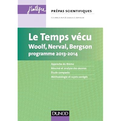 Le temps v&eacute;cu
