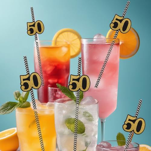 24 pitillos biodegradables de papel para fiesta miniatura 4