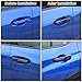 Aunginsy Car Exterior Door Handle Trim Covers Compatible with Subaru WRX 2022-2025/Subaru Crosstrek 2023-2025 Car Outside Front Rear Door Handle Cover Protector Shell ABS Accessories, with Smart Hole