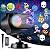 COOLWUFAN Halloween Christmas Projector Light Outdoor, 2 in 1 LED Waterproof Holiday Lights Projector with Remote Control, 10 Colors Ocean Wave & 10 Patterns for Party Yard Decor