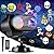 COOLWUFAN Halloween Christmas Projector Light Outdoor, 2 in 1 LED Waterproof Holiday Lights Projector with Remote Control, 10 Colors Ocean Wave & 10 Patterns for Party Yard Decor