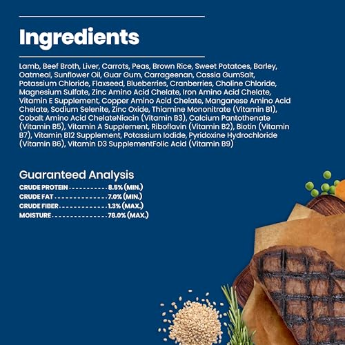 Blue Buffalo Homestyle Recipe Lamb Adult Wet Dog Food, 12.5 oz, 3 ct - image 5