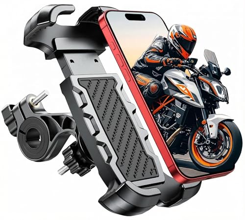 Mohard Porta Cellulare Bici, Blocco di Sicurezza Porta Cellulare Moto,