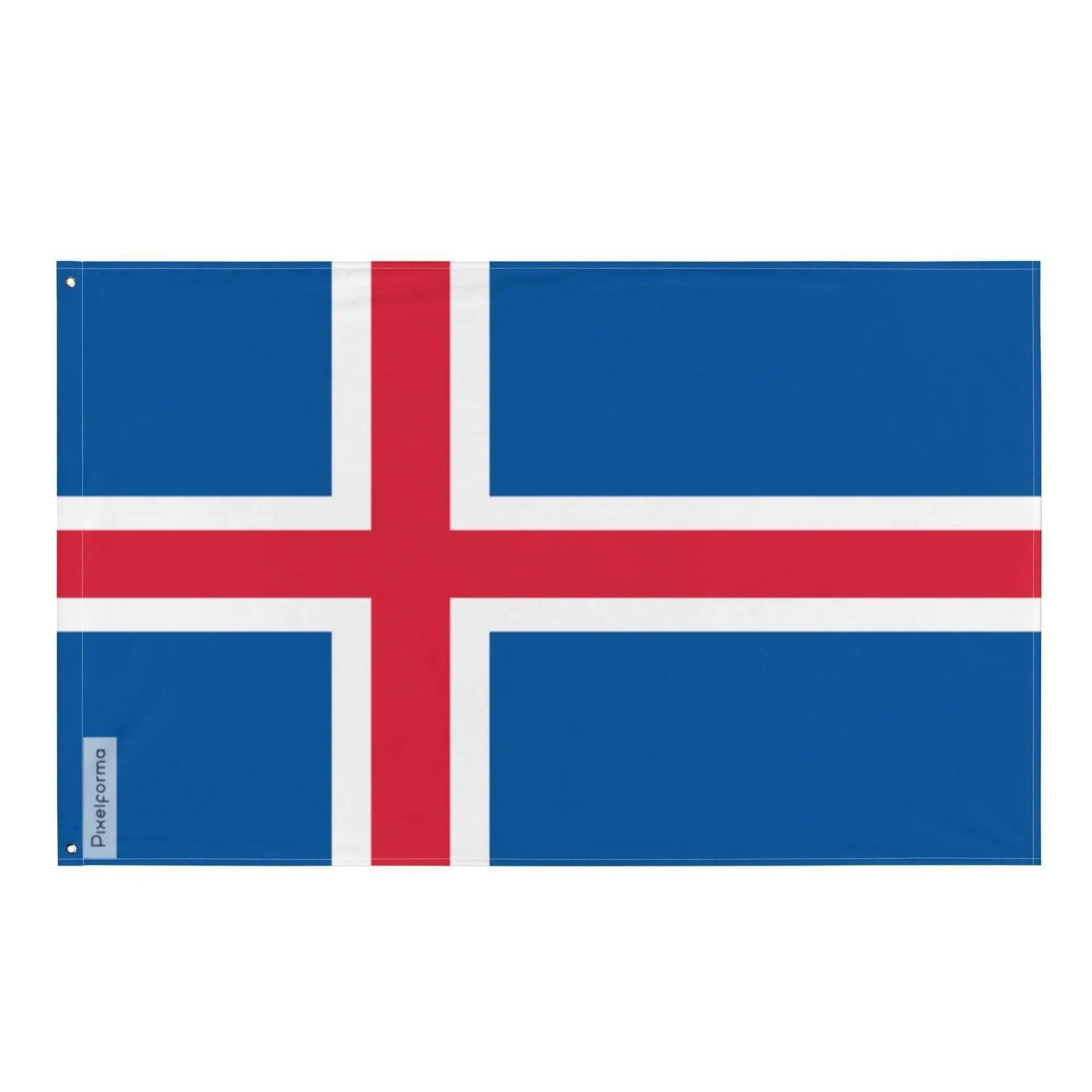 Drapeau de l'Islande en polyester haut de gamme plusieurs tailles