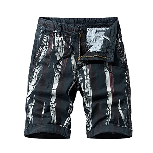 Short d'été en coton noir homme pour rester au frais sans transpirer