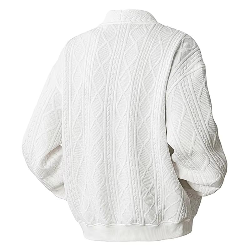 Knit Cardigan Men V Neck Pattern Sweater Autumn Winter Knit Sweater Cardigans3