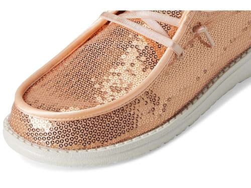 HEYDUDE Womens Wendy Disco Sequin Blush 7 Medium - image 6