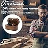 Onmiwod Guitar Pick Holder Set with 2 Color Wood Picks and 8 Celluloid Picks in 3 Thicknesses, Wooden Guitar Pick Case, Mini Jewelry Box, Guitar Music Accessories Gifts for Guitar Lover Player