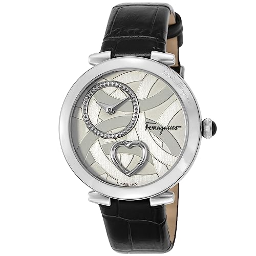 [SALVATORE FERRAGAMO(T@g[tFK)] rv CUORE NI[ zCg  XeXX`[ Tt@CAKX NH[c Quartz 퐶h 39MM XCX Watch FE2990016 fB[X