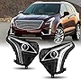 AKKON - [Halogen Style Fits 2017-2023 Cadillac XT5 LED DRL Projector Headlamp Headlight Left+Right Pair Set 17 18