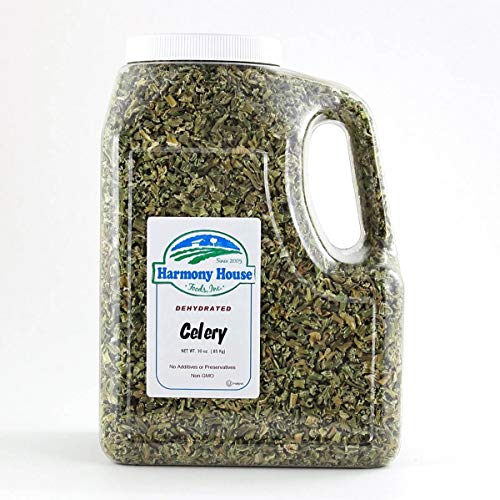 Harmony House Dehydrated Celery, Crosscut – Dried Vegetables For Cooking,