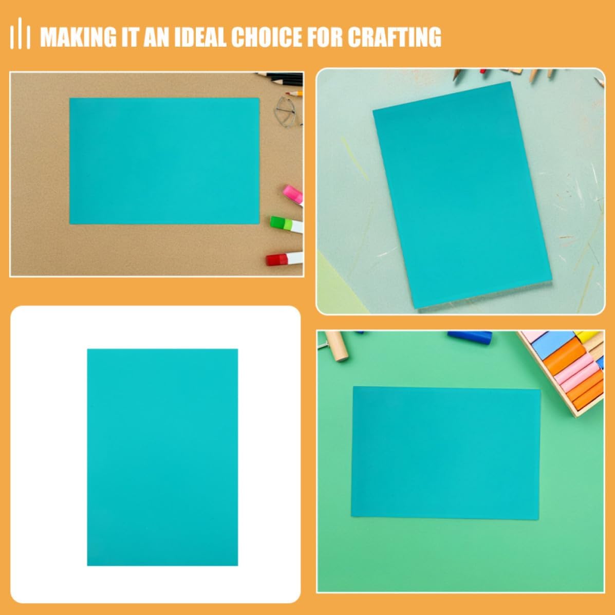 Kids PVC Engraving Mat for Beginners, Safe Craft Board for Drawing
