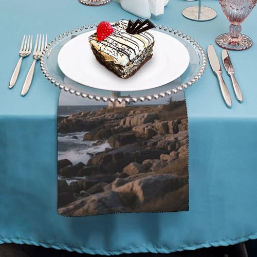 Servilletas de Tela Coast and Lighthouse Lavables y Decorativas miniatura 2