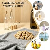 GUOYOU 50 sztuk korków, korków naturalnych, korków do wina, jasne korki, korki wielokrotnego użytku, do butelek szampana, butelek wina, do majsterkowania, dekorowania