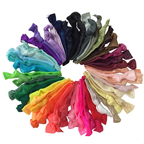 PEPPERLONELY Brand, No Crease Hair Ties, Sold Per Pack of 100 [Misc.]
