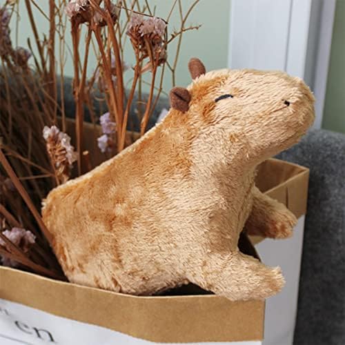 RICUSHN Capybara Stuffed Toy Heal Your Mood Cartoon Stuffed Toy Soft and Comfortable Plush Stuffed Toy for Sofa Bedroom Capybara Plush Doll for Boys Girls Gift