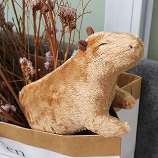RICUSHN Capybara Stuffed Toy Heal Your Mood Cartoon Stuffed Toy Soft and Comfortable Plush Stuffed Toy for Sofa Bedroom Capybara Plush Doll for Boys Girls Gift