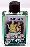3 Pieces BRYBRADAN Cleansing Spiritual Oil LIMPIAS ACEITE ESPIRITUAL -1/2 FL OZ 14.7ML