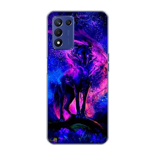 KARTXITAI Case Compatible with Q3s,Shockproof Slim Thin Silicone Protective Anti-Fingerprint Anti-Scratch Anti-Fall Phone Cover - Wolf