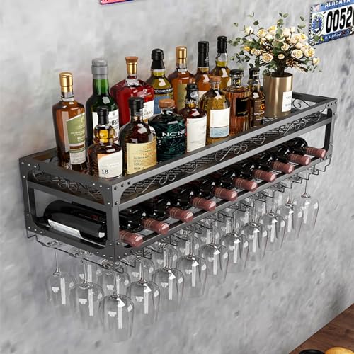 Casier à verres à vin mural pour optimiser l'espace de votre cuisine