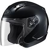 HJC Helmets Solid CL-Jet Half (1/2) Shell Street Motorcycle Helmet - Black/Large