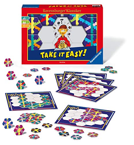 Ravensburger 26738 - Take it easy! - Legespiel für 2-4 Spieler, Strategiespiel ab 10 Jahren,enthält 6 x 27 sechseckige… – Bild 4