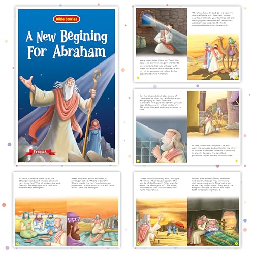 Image of Bible Stories Set of 10 Books for Kids | Includes inchA Midnight Wrestling Match, inch inchA New Beginning for Abraham, inch inchA Family United, inch and More | Inspiring Tales to Nurture Faith and Imagination