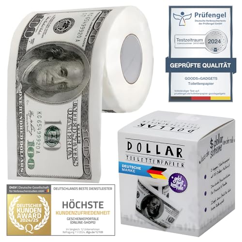 Papier hygiénique en dollar américain Papier hygiénique Joke Cadeau en boîte (dollar)