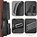 CAHAYA 40 41 42 In Multi-pockets Acoustic Guitar Bag 6 Pockets 0.4In 10mm Thick Padding Water Resistent Guitar Case Gig Bag CY0181